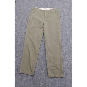 Levis XX Chinos EZ Pants Mens 34x29 Olive Green Elastic Waist All Season Tech